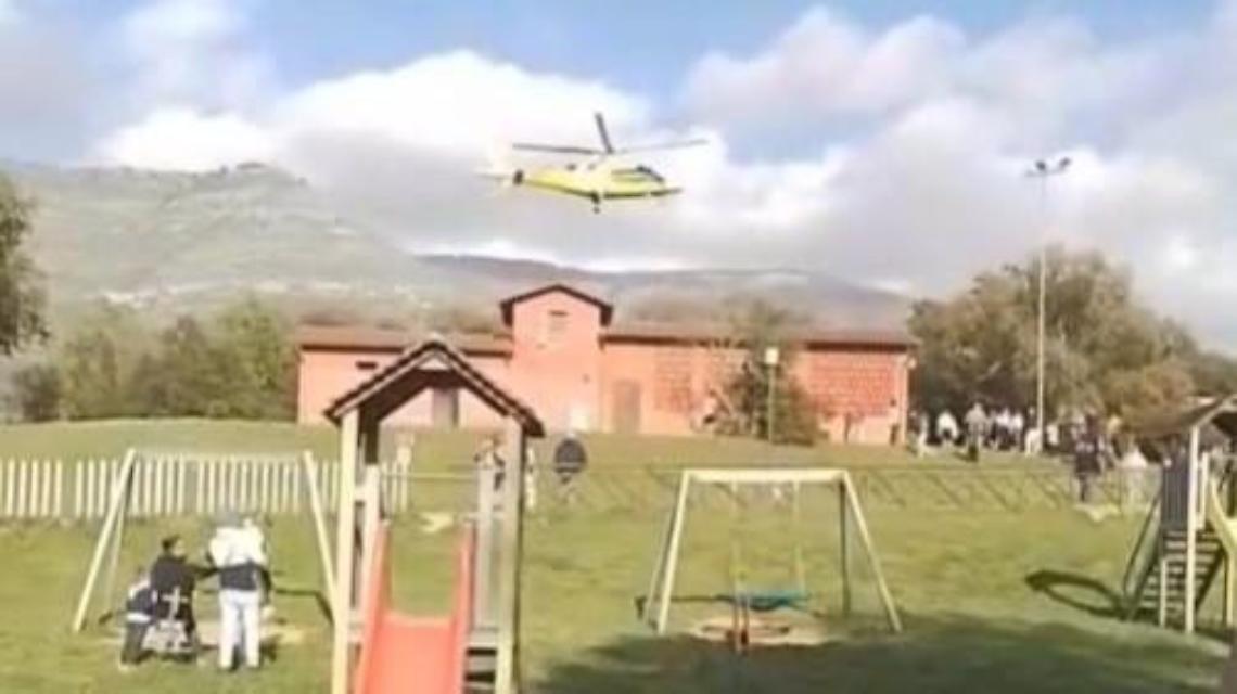 Colpito da una pallonata al volto perde i sensi: soccorso e portato in ospedale