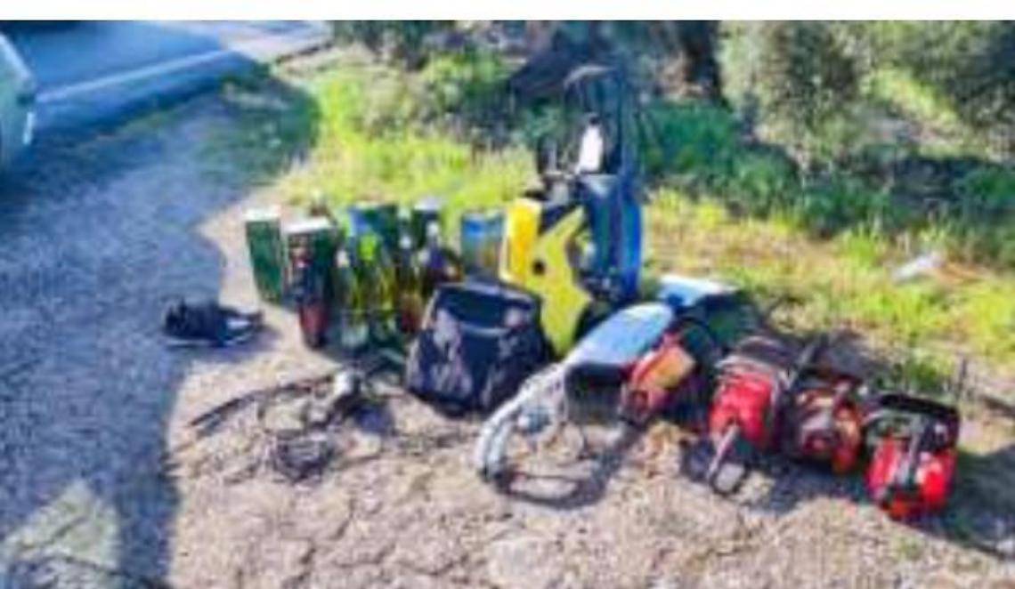 Furto d'auto e di utensili a Itri, tutto recuperato dai carabinieri