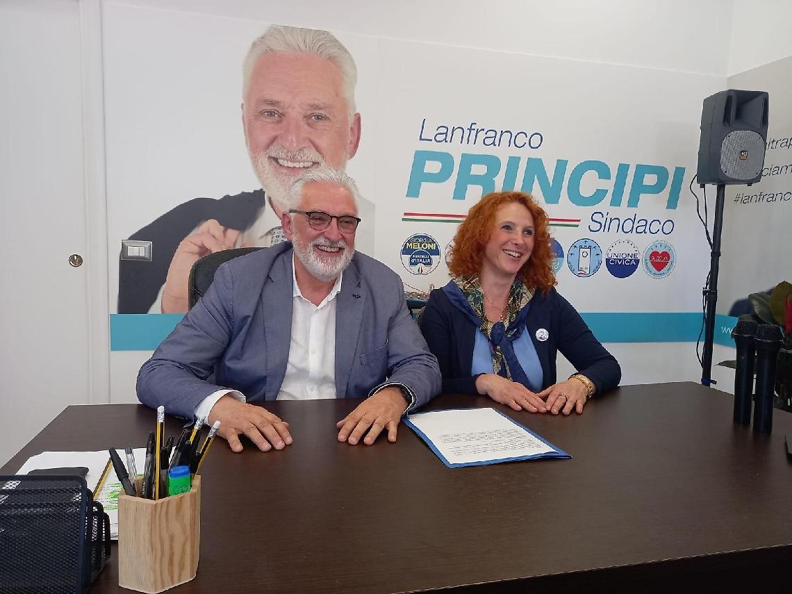 Principi e Porcelli, l'accordo per il ballottaggio: "Intesa programmatica"