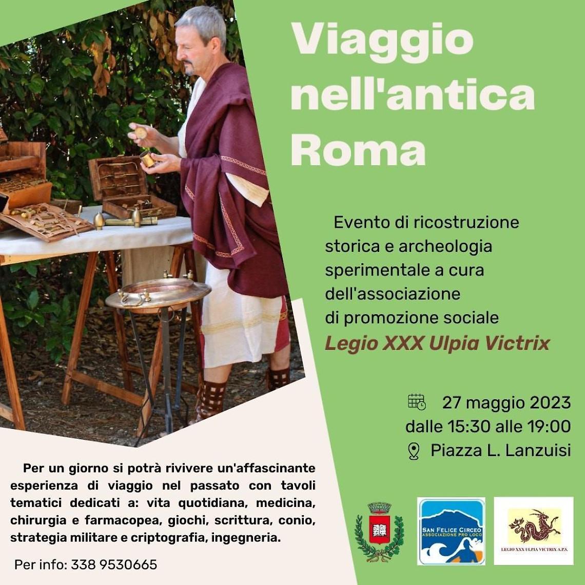 Un "Viaggio nell'antica Roma" tra i vicoli di San Felice Circeo