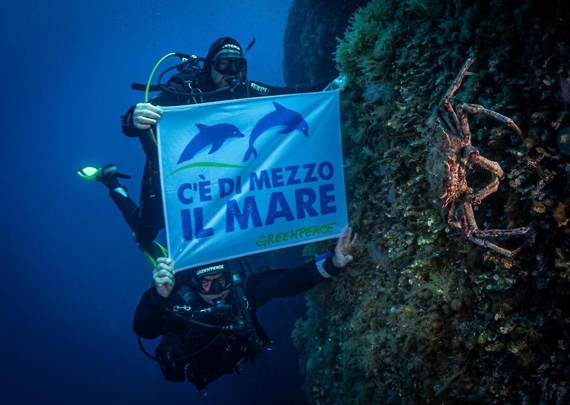 "C'è di mezzo il mare", Greenpeace fa tappa a San Felice Circeo