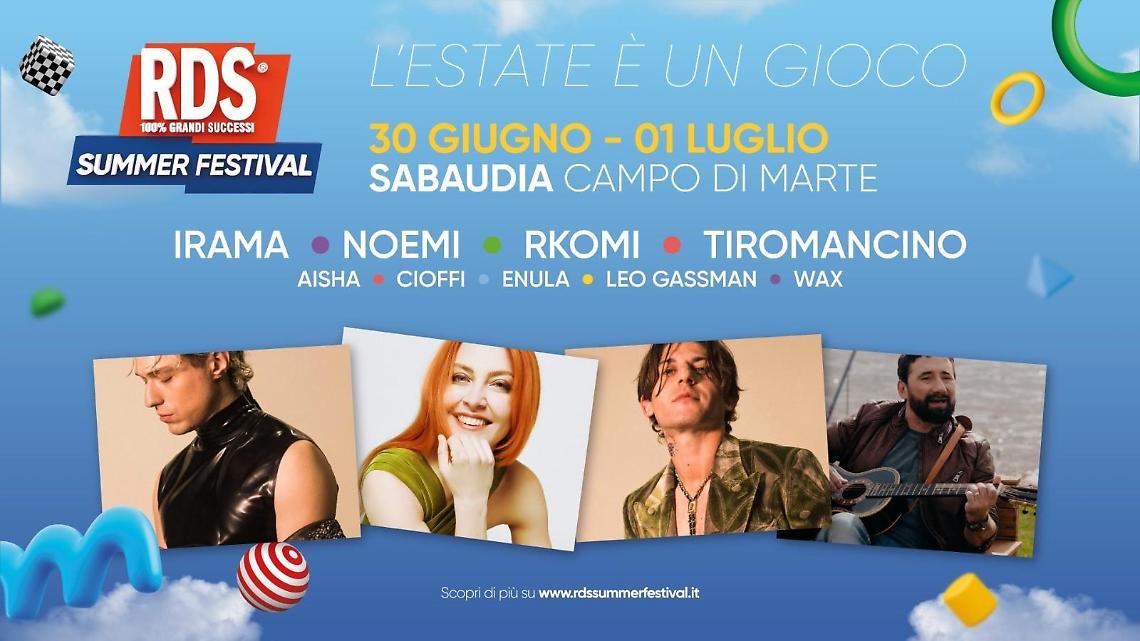 RDS Summer Festival, parata di star a Sabaudia: tutto pronto