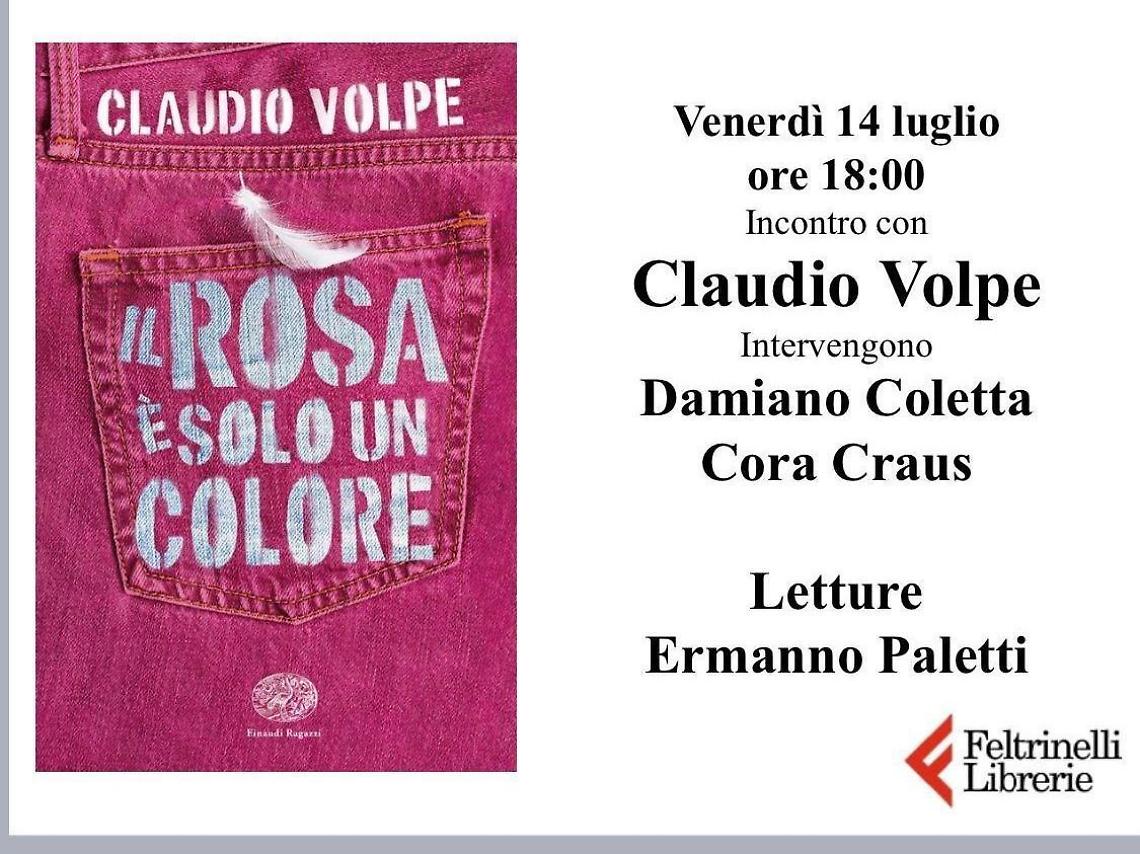 "Il rosa è solo un colore", la presentazione presso la libreria Feltrinelli