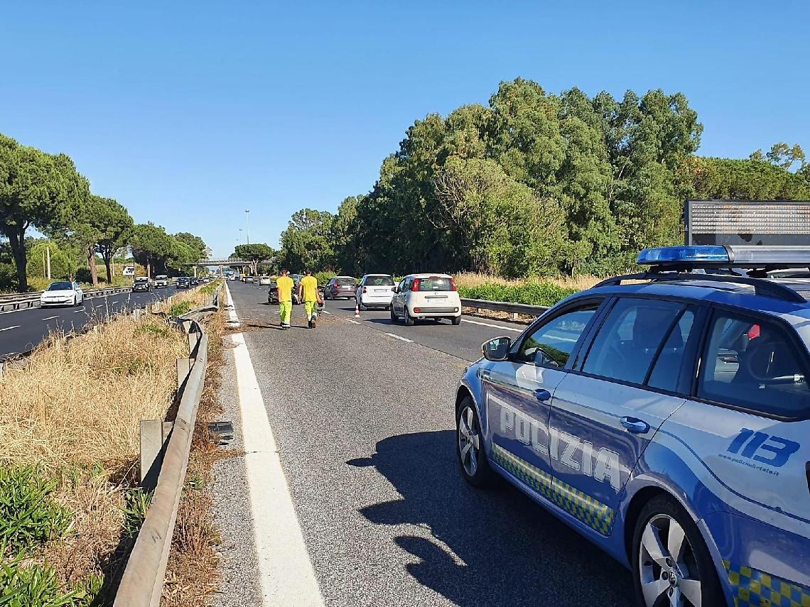 Latina, incidente sulla Pontina, cinque feriti tra cui tre bambini