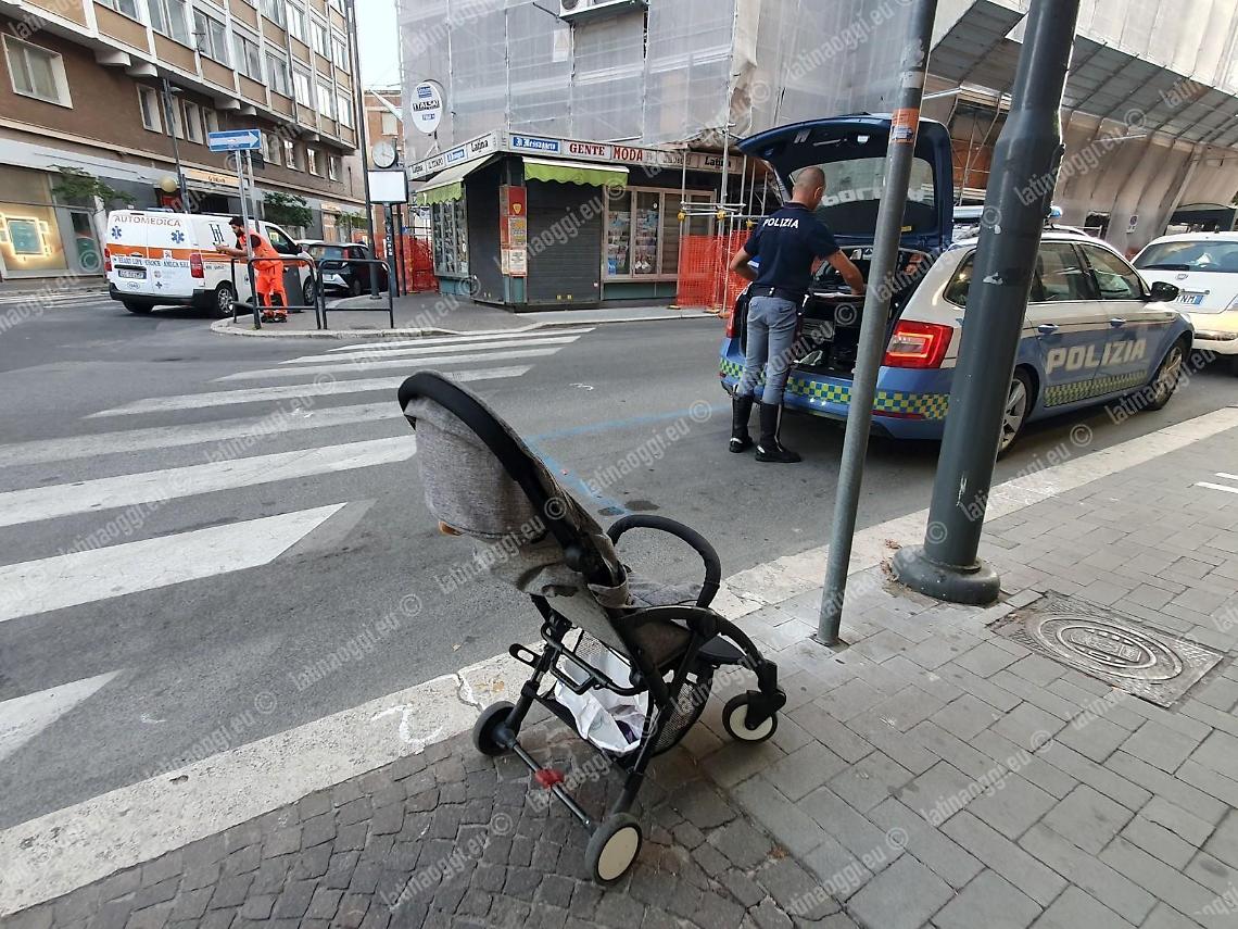 Fuori pericolo il bimbo caduto dal passeggino