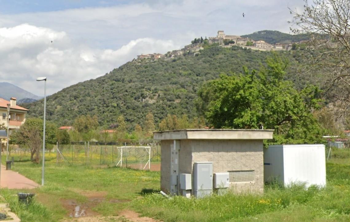 Area fitness al parco di Monticchio e un'area verde pubblica per Sermoneta Scalo