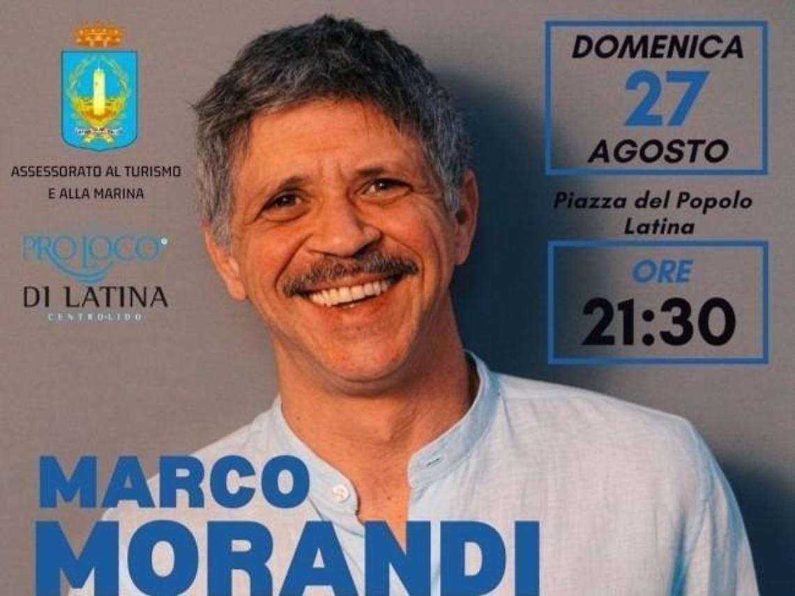 Domenica 27 agosto, Marco Morandi live a Latina