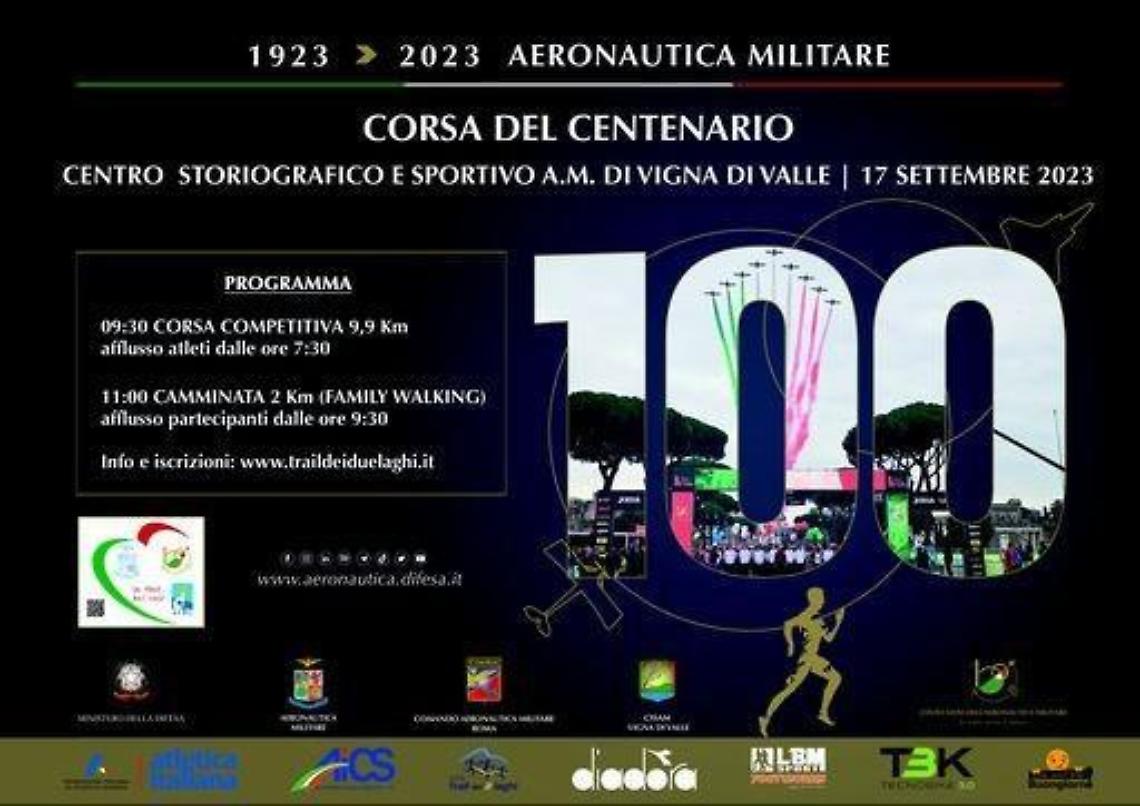Domenica la “Corsa del centenario” dell'aeronautica militare