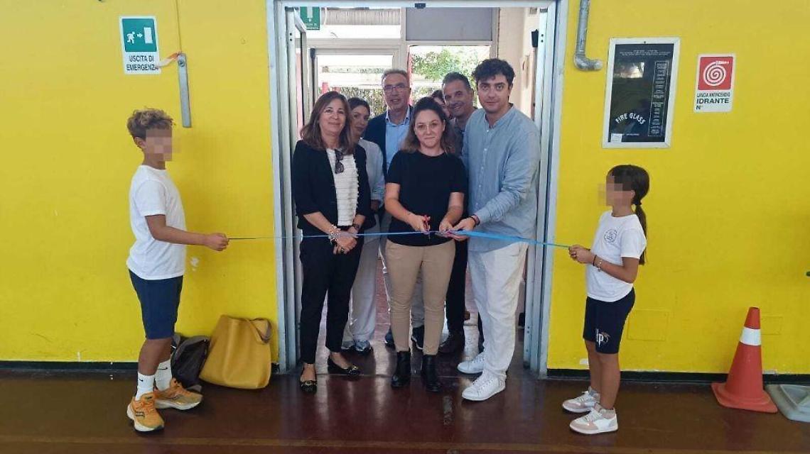 Riapre la palestra della scuola di via Quarto