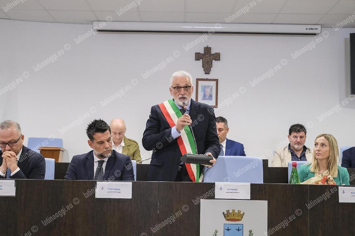 Il sindaco di Aprilia Lanfranco Principi