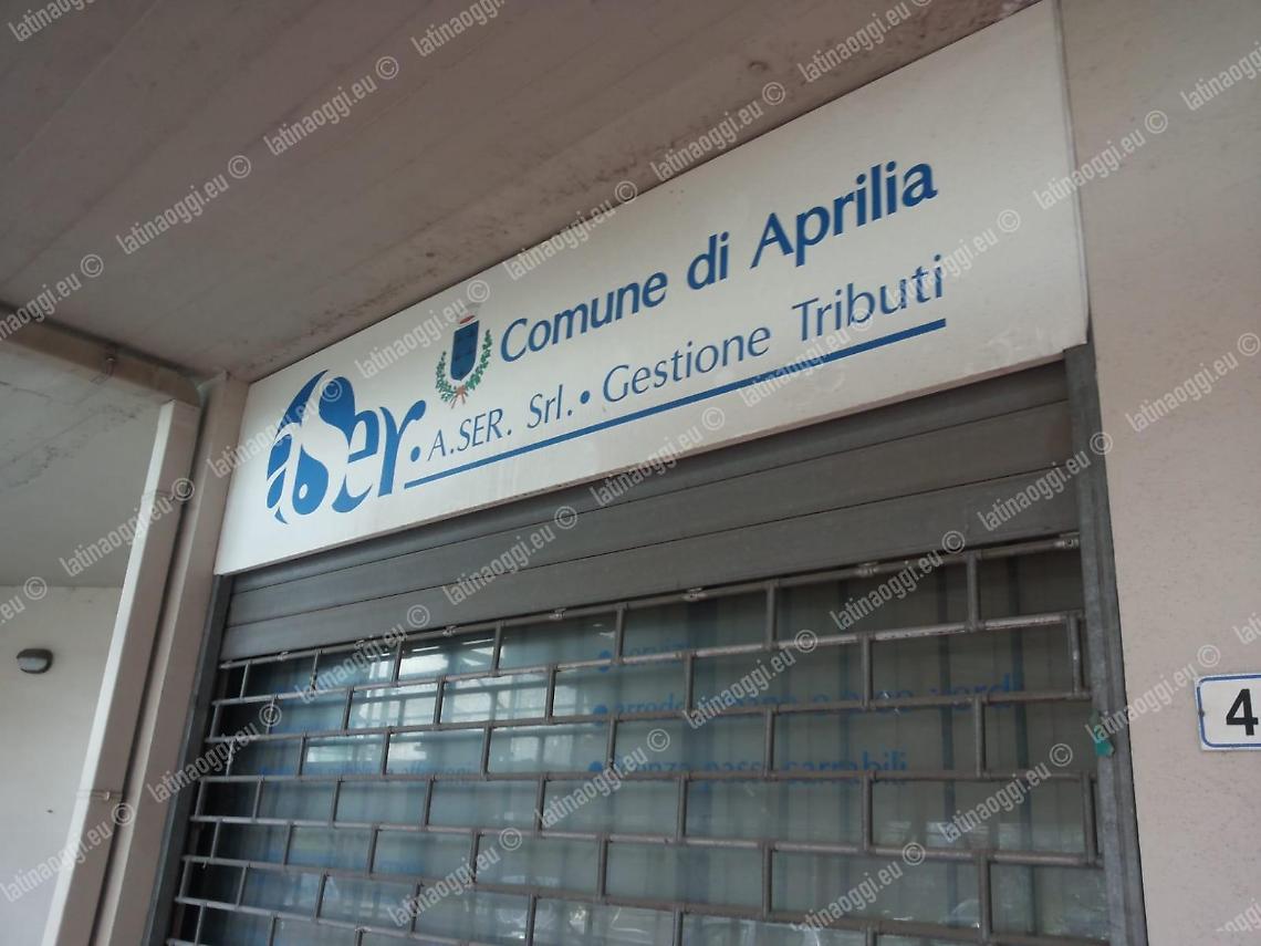 La sede dell'Aser di Aprilia