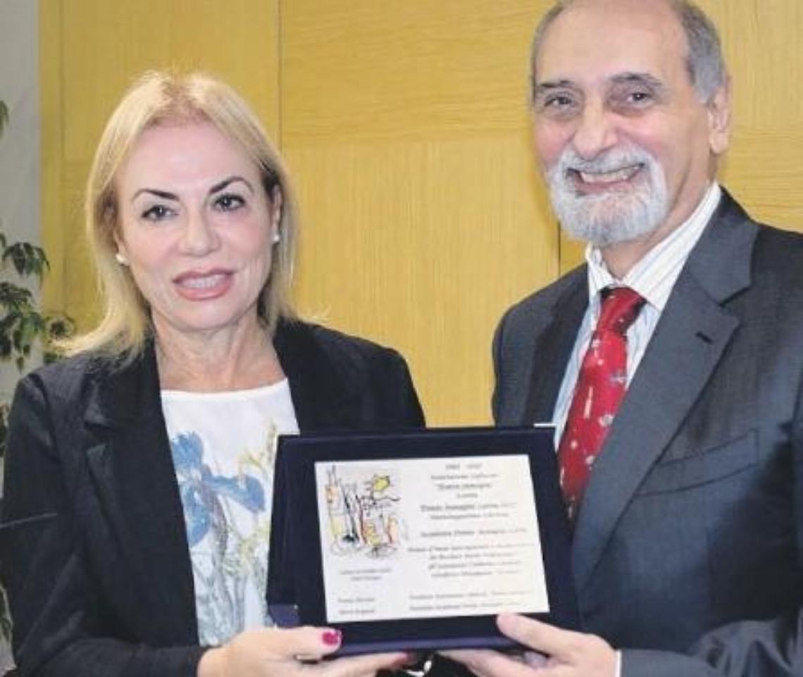 Consegnato  il Premio Immagine a Umberto Guidoni