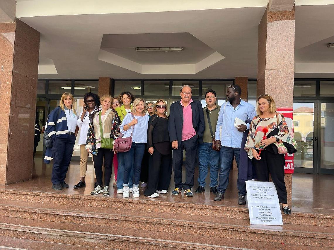 Una delegazione della Multiservizi incontra il sindaco Principi