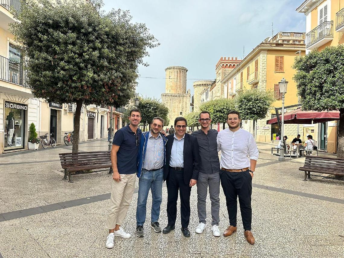 Il consigliere Regionale D'Amato in visita a Fondi