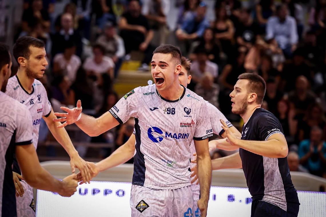 Cisterna Volley mette paura ai campioni d'Italia di Trento