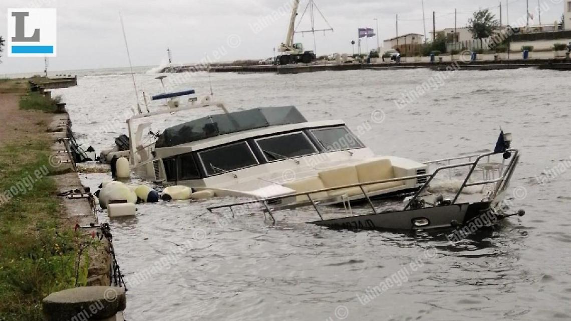 Yacht affonda a porto Badino, avviato l'iter per il recupero