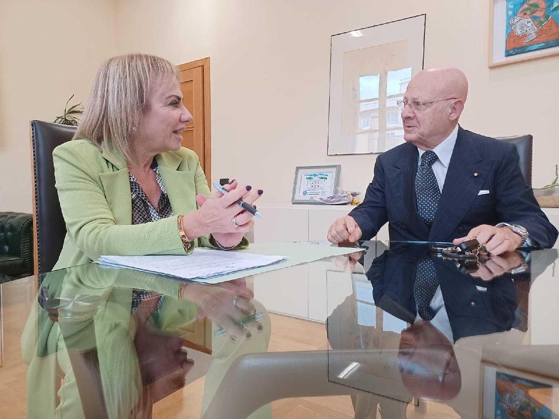 Premio Tascabile, primo incontro tra il sindaco Celentano e Pedrizzi