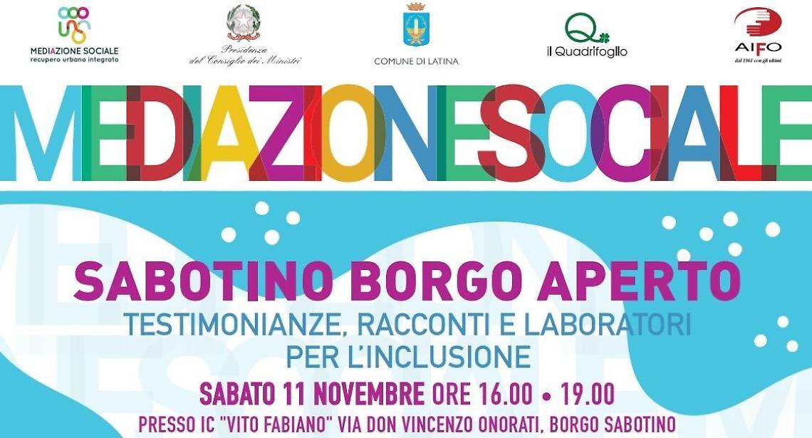 Sabotino Borgo Aperto: testimonianze, racconti e laboratori per l'inclusione