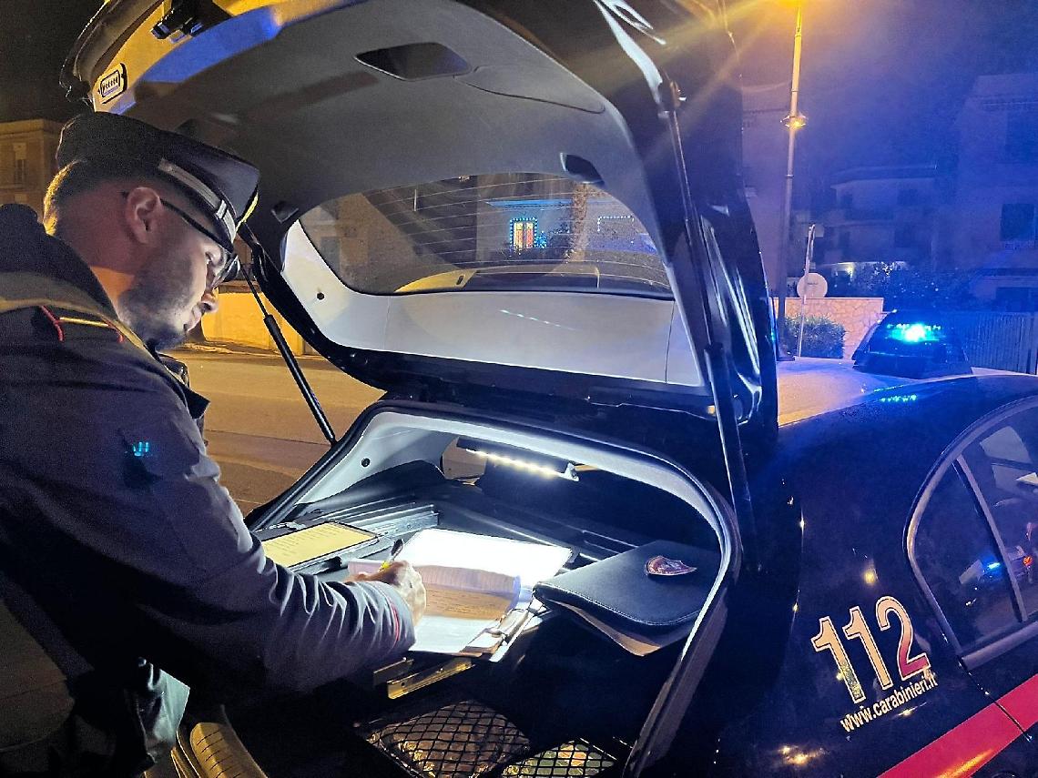 Calci in faccia alla compagna: 34enne arrestato dai Carabinieri