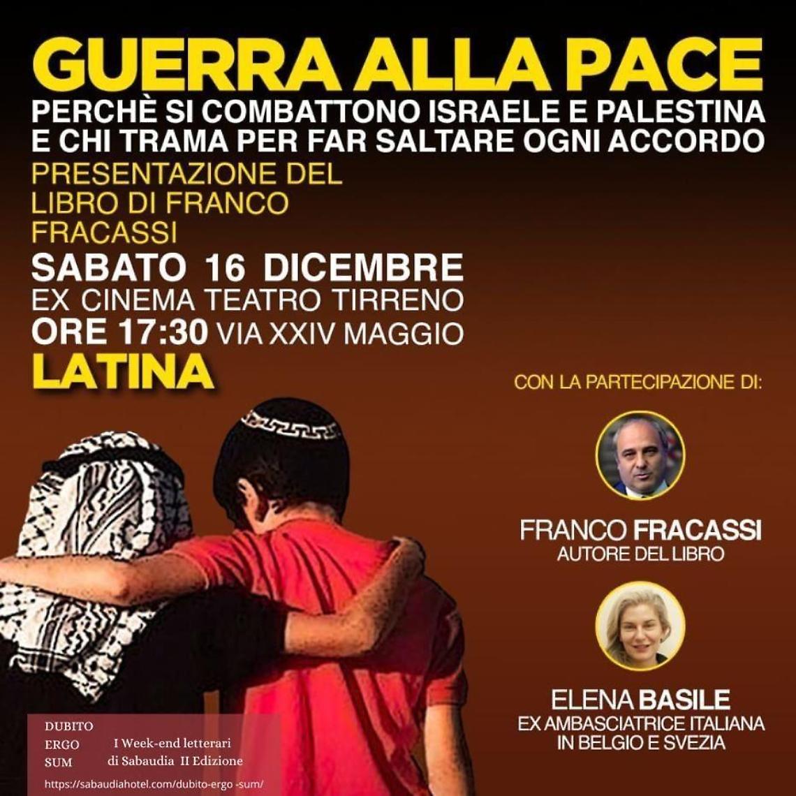 "Guerra alla pace", oggi la presentazione del libro di Franco Fracassi