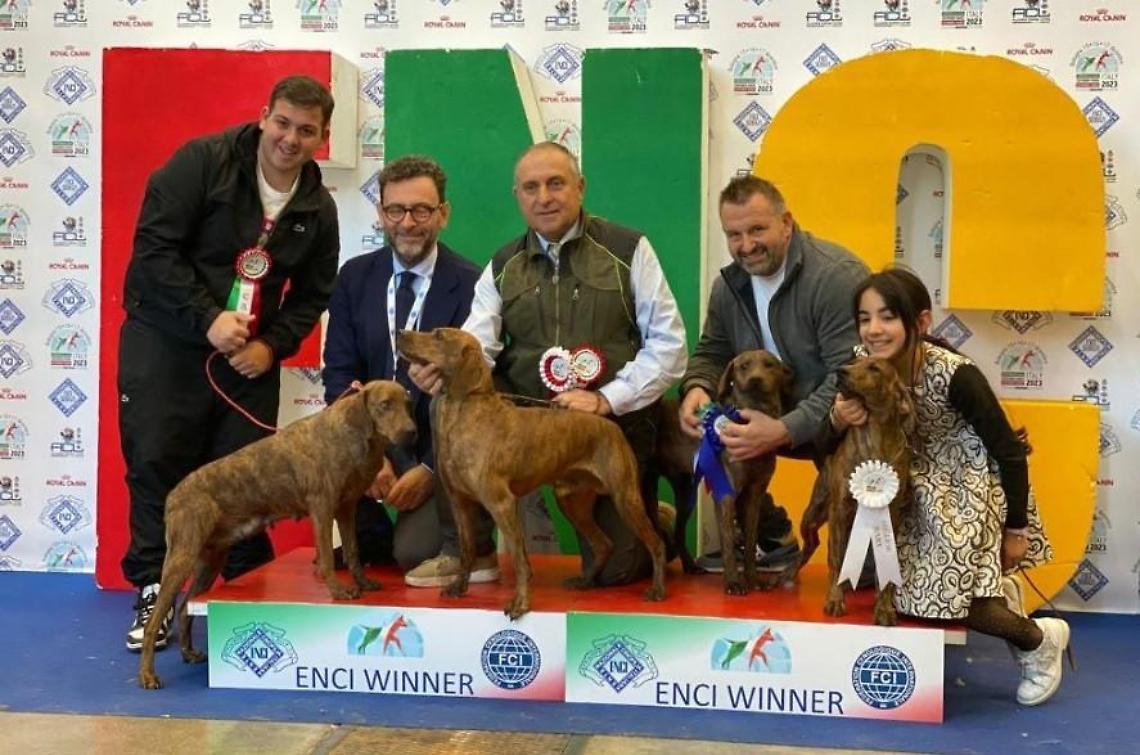 Un itrano tra i migliori nella gara cinofila