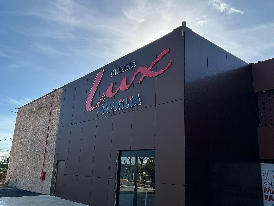 Il nuovo cinema Lux di Aprilia
