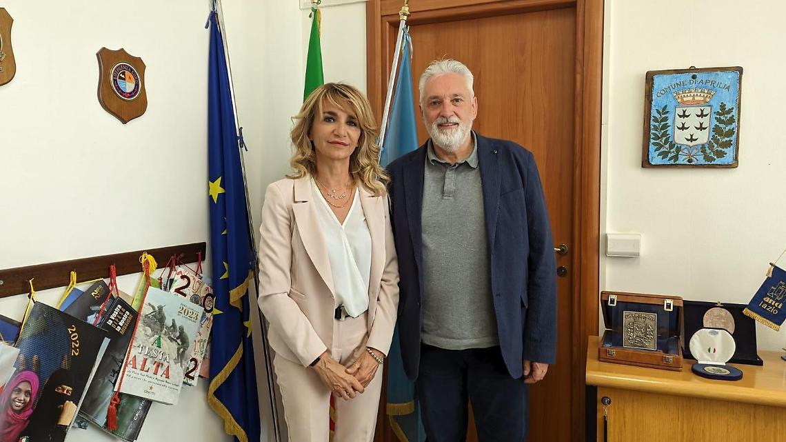 L'assessore Stampatore e il sindaco Principi
