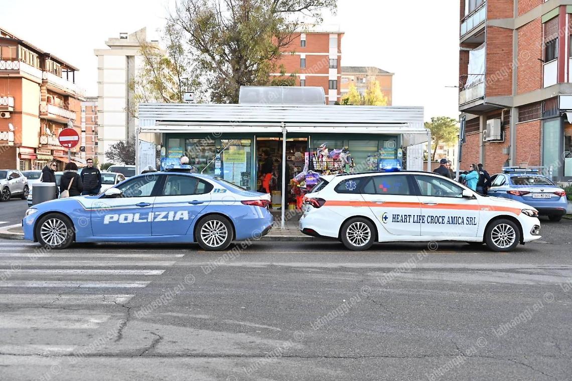 Latina, malore improvviso paura per l'edicolante di via Isonzo