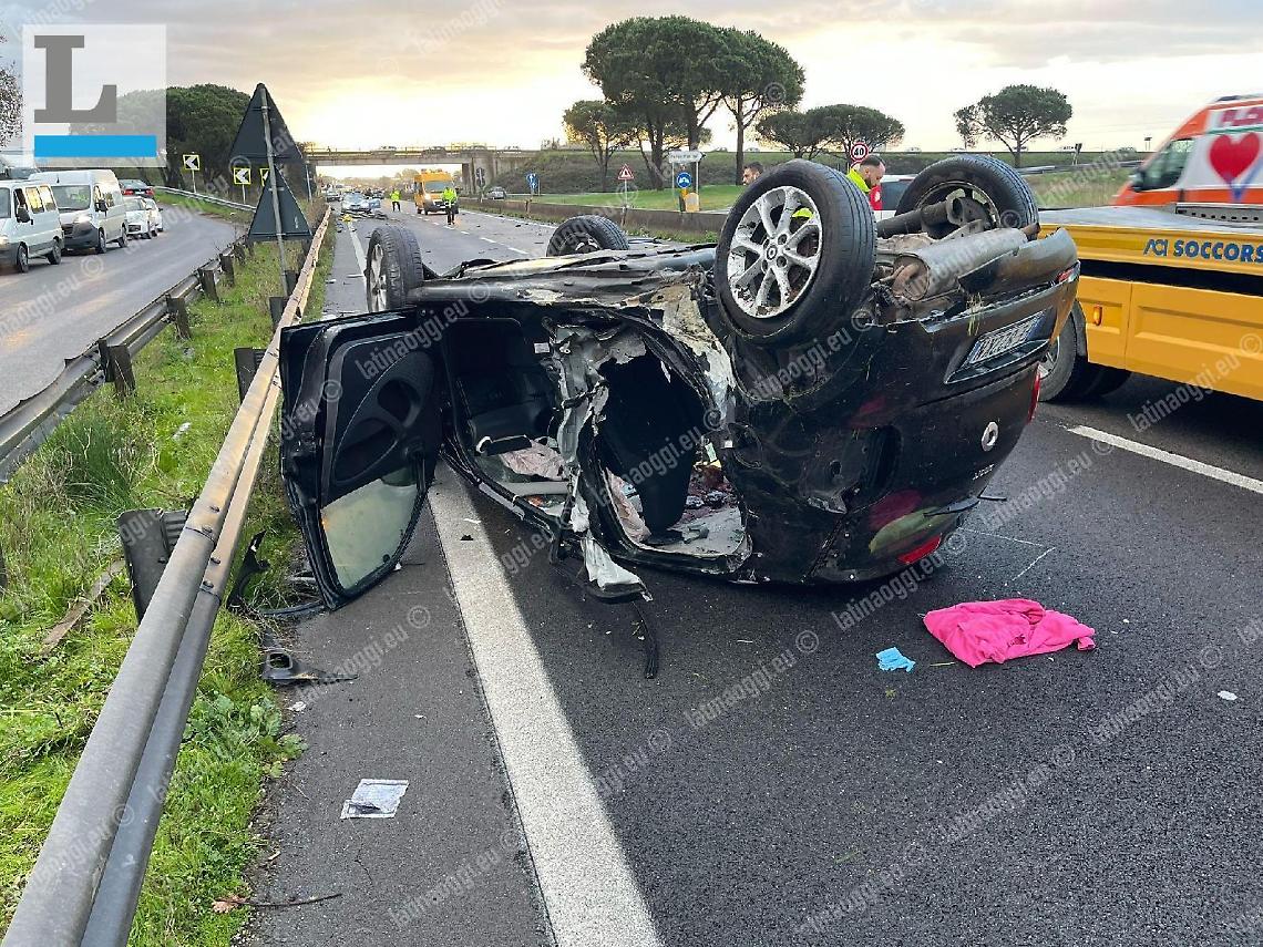 Incidente mortale sulla Pontina: pioggia, buio e alta velocità