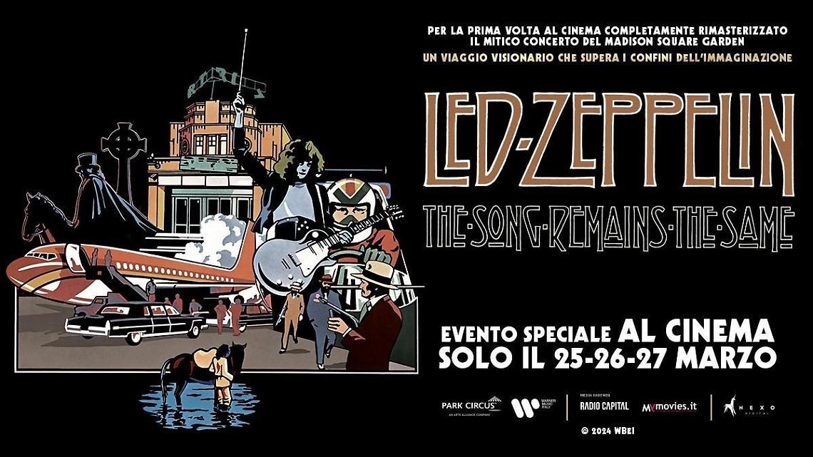 “The Song Remains the Same”, al cinema con i Led Zeppelin