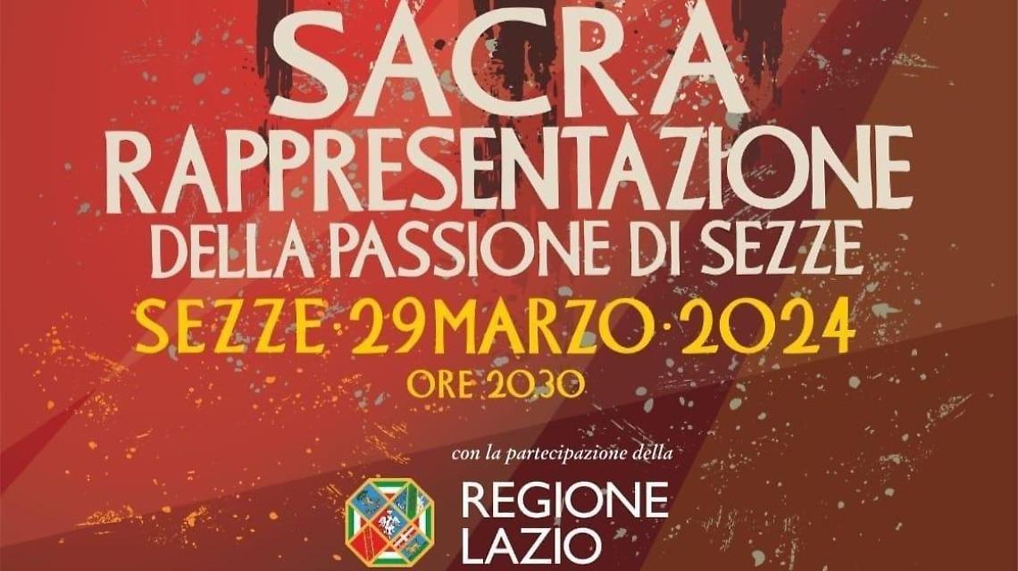 Venerdì sera torna a Sezze la Passione di Cristo