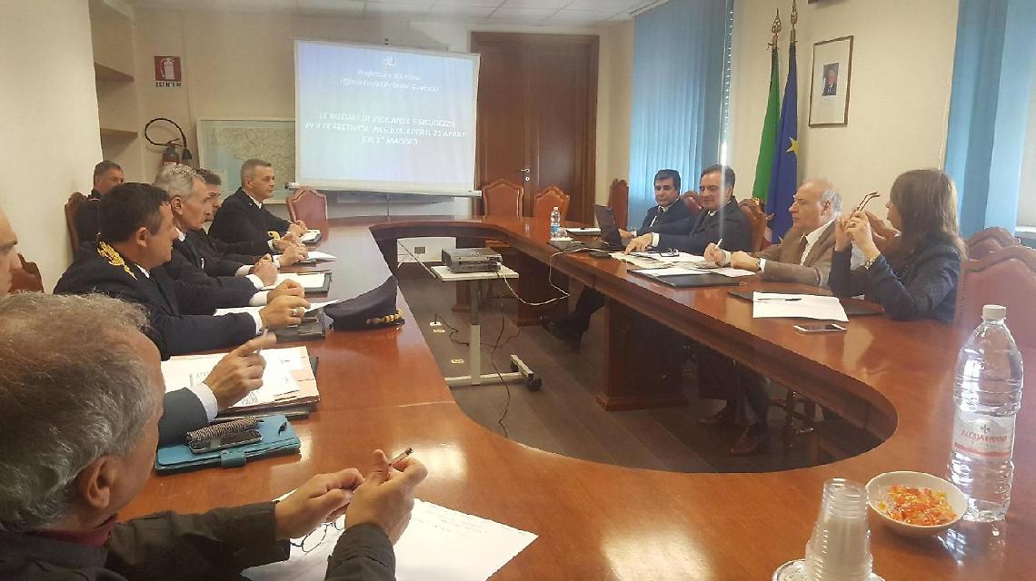Festività pasquali, il prefetto Pierluigi Faloni ha disposto un rafforzamento dei controlli