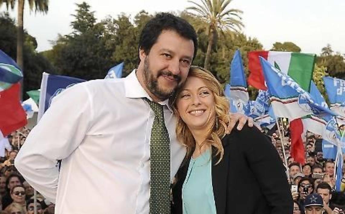 Festa del Lavoro organizzata da Ugl, in piazza anche Matteo Salvini e Giorgia Meloni
