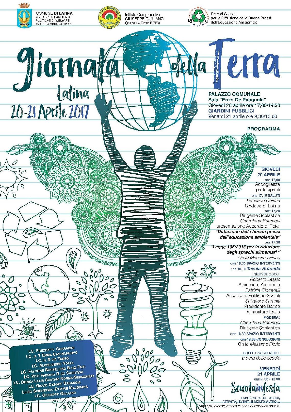 Formazione della coscienza ambientale, Comune e scuola insieme per la Giornata mondiale della terra