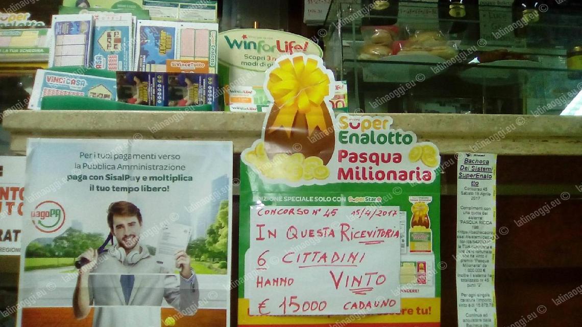 La dea bendata bacia i Lepini: vinti 100mila euro con il concorso "Pasqua milionaria"