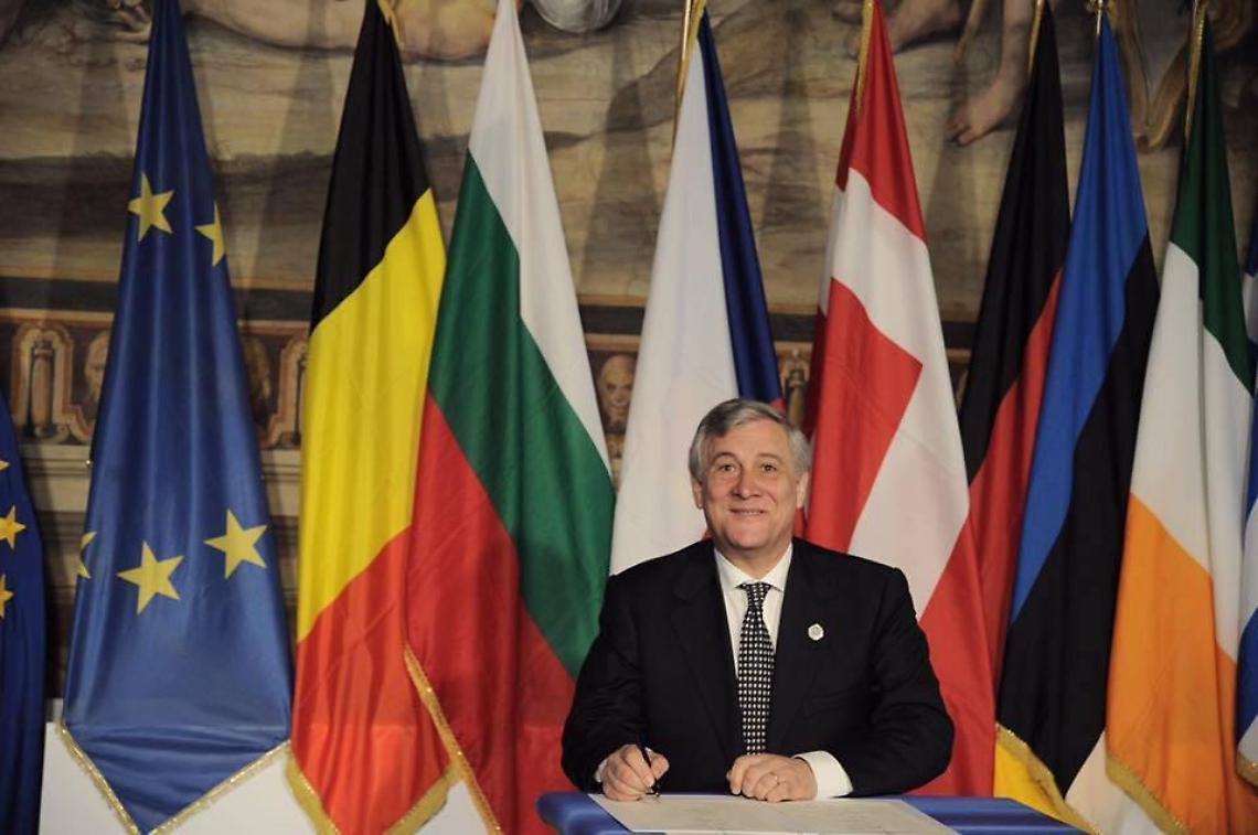Il presidente del Parlamento Europeo Antonio Tajani incontra gli studenti