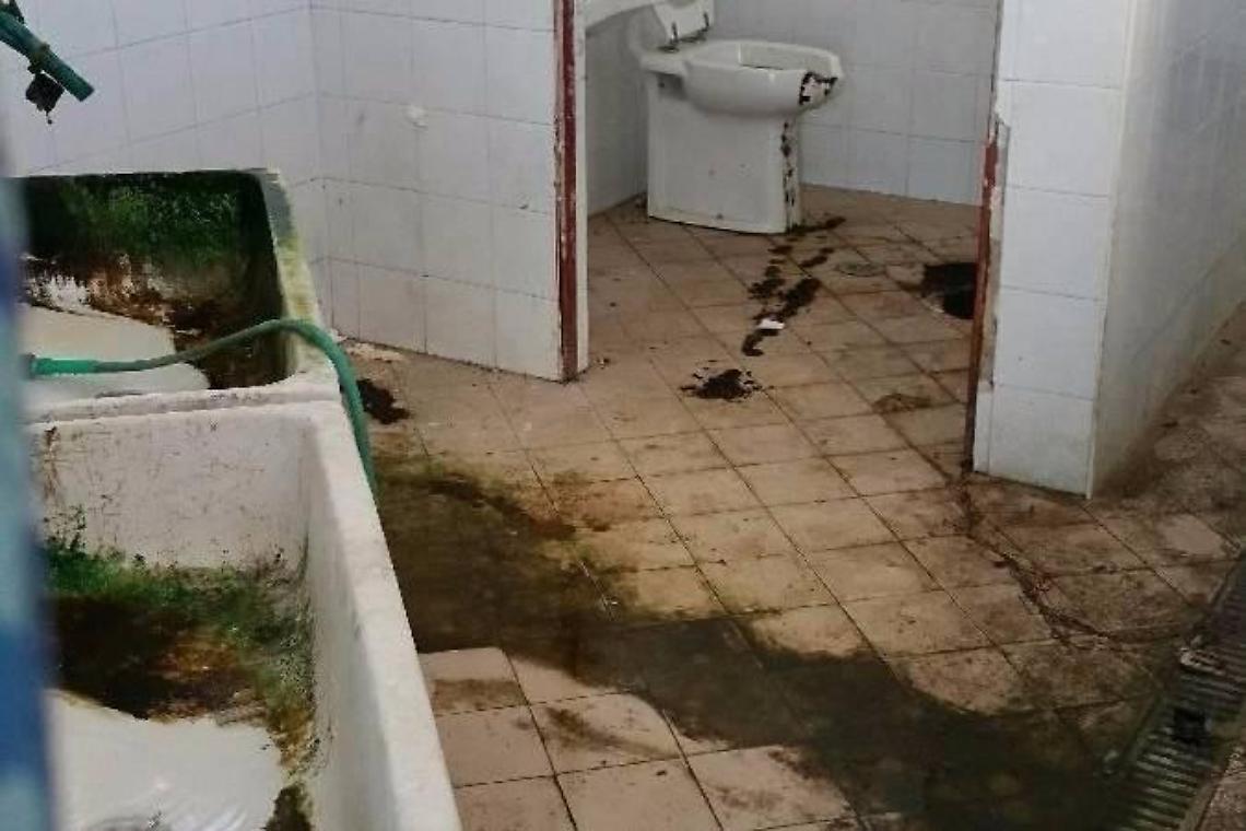 I bagni del mercato di via Rossetti in stato di totale degrado: sempre peggio negli anni