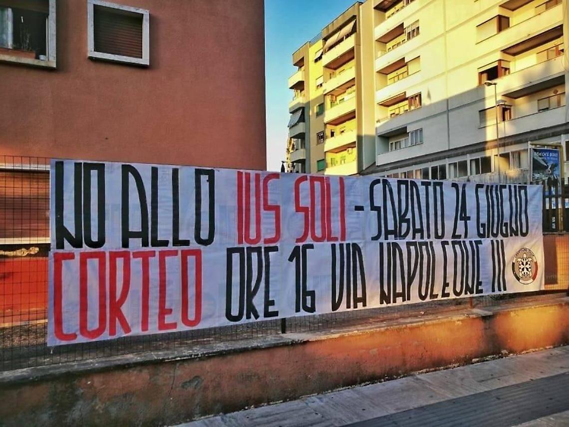 Ius Soli: CasaPound, sabato 24 la marcia degli italiani al Colosseo