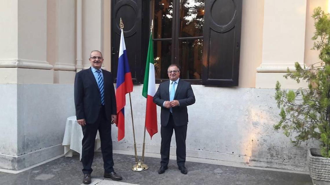 Rapporti economici e culturali con la Russia, delegazione terracinese dall'ambasciatore