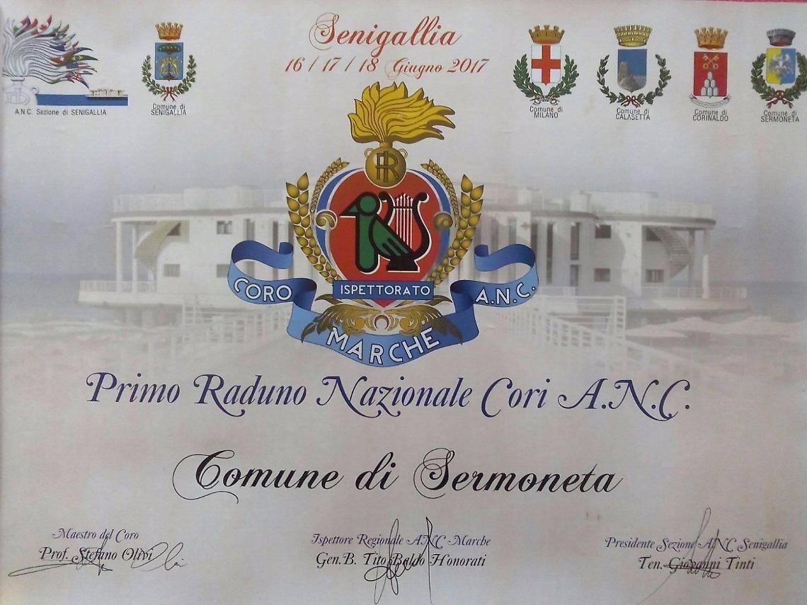 Rassegna nazionale dei cori dell'Associazione nazionale carabinieri: Sermoneta si candida