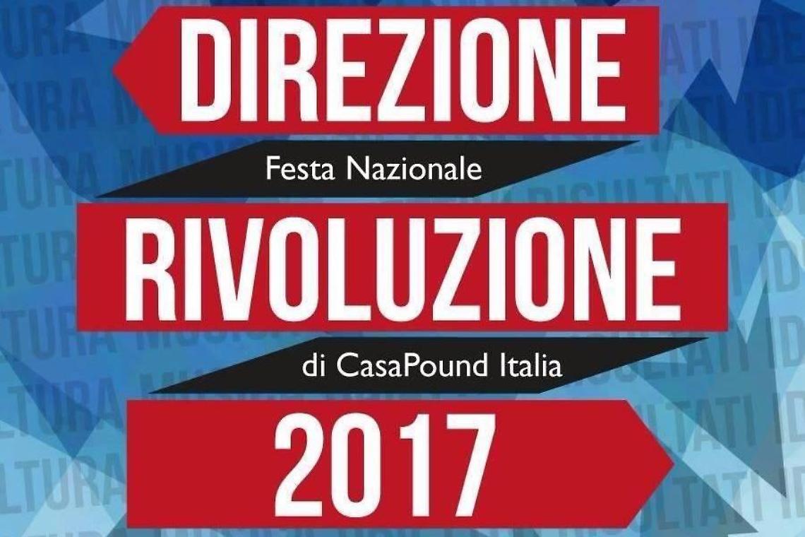 Direzione Rivoluzione, la festa nazionale di CasaPound quest'anno si svolgerà nel capoluogo pontino