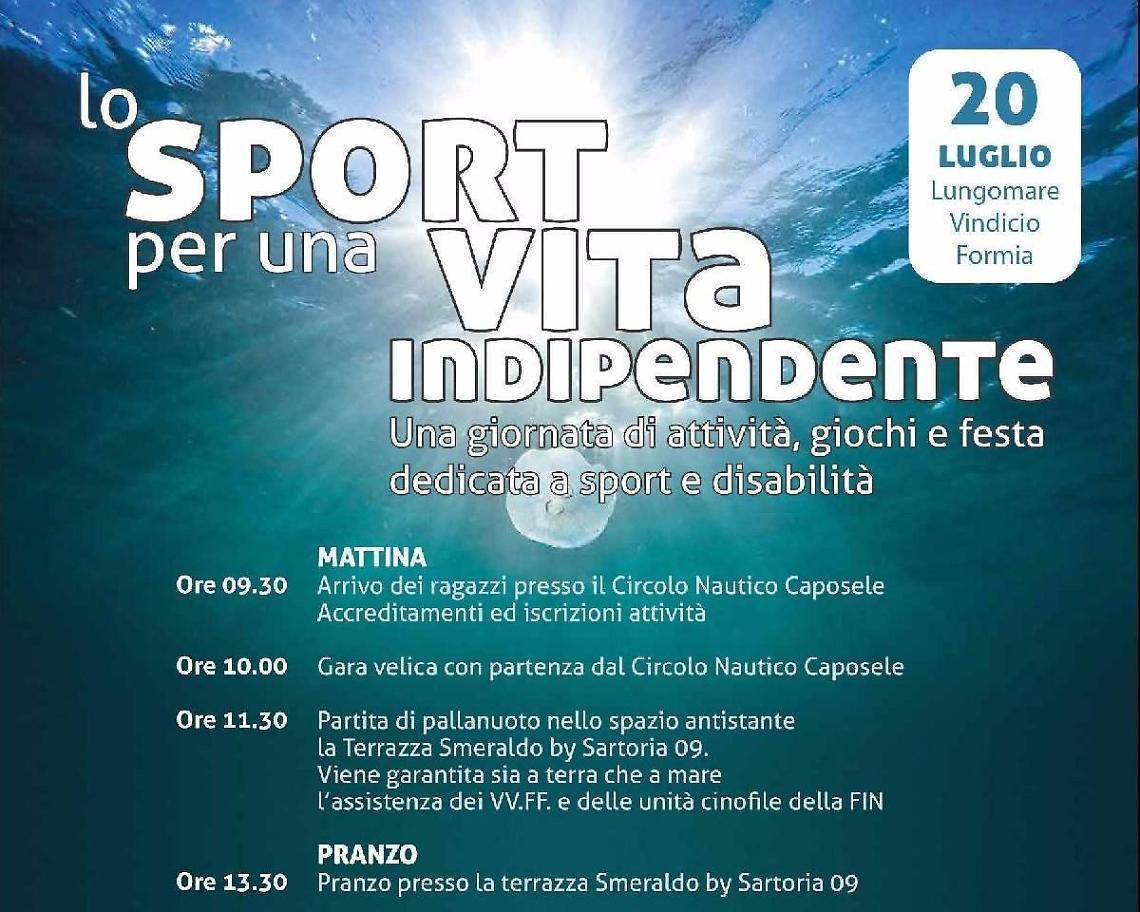 “Sport per una vita indipendente”, Vindicio si trasforma in una grande campo di gara