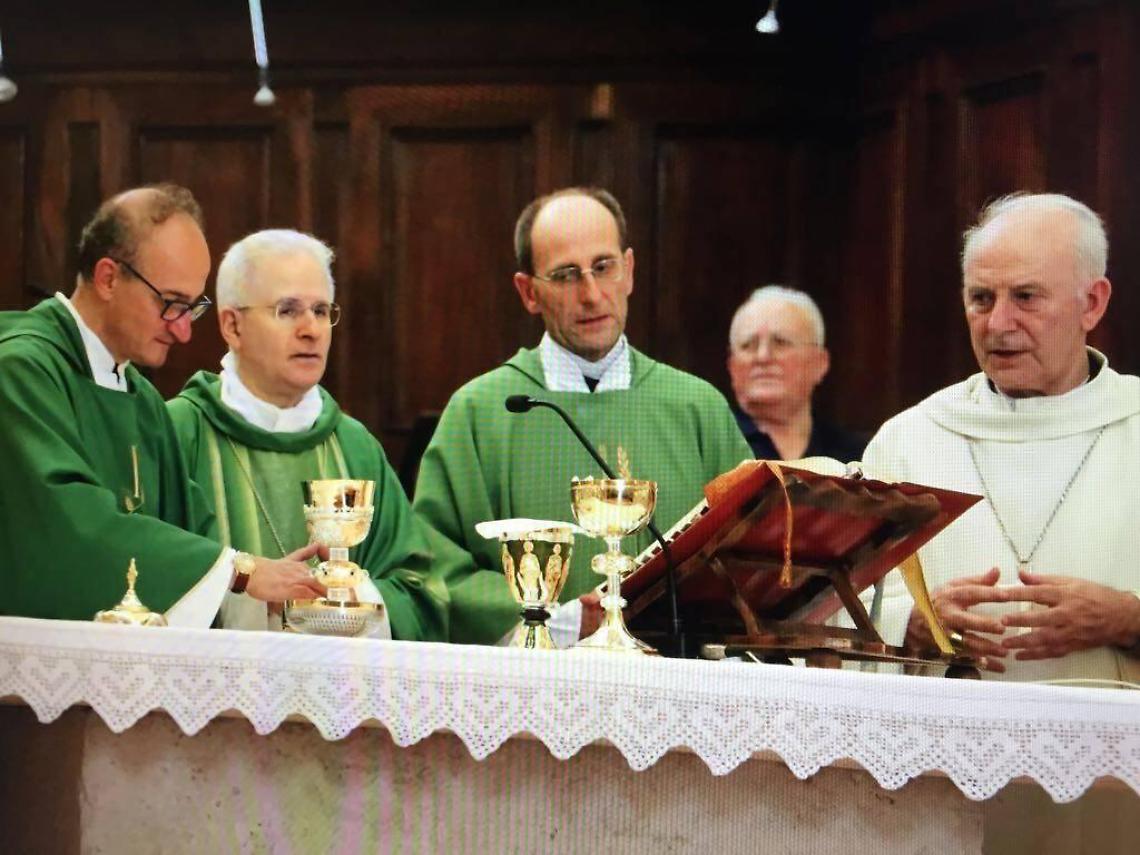 Festa doppia nell'Abbazia di Valvisciolo, due monaci festeggiano i 25 anni di sacerdozio