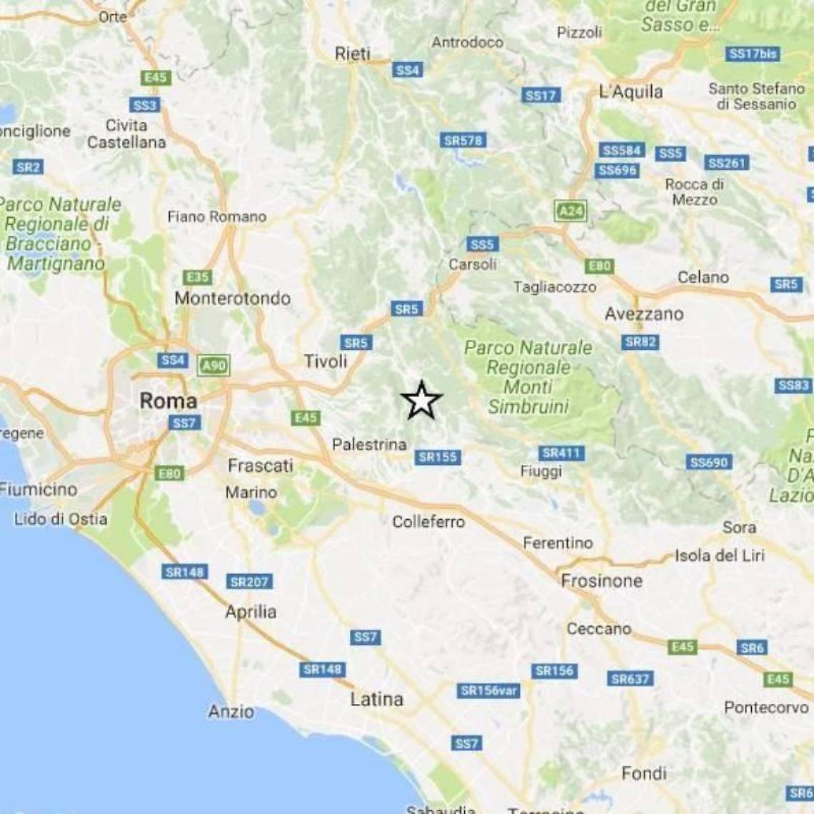 Scossa di terremoto sulle colline laziali, il sisma avvertito sui Lepini romani e ai Castelli