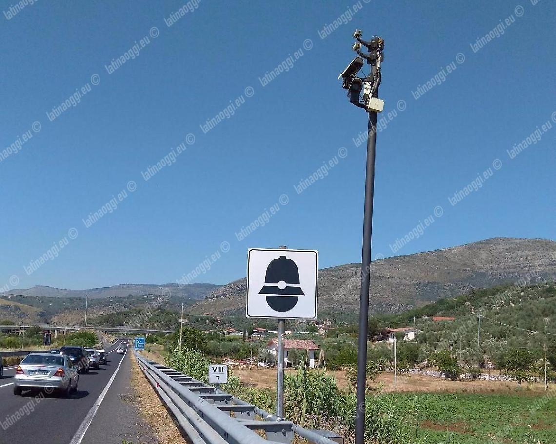 Frosinone-Mare: anche ad agosto gli autovelox funzioneranno in modalit&agrave; tutor