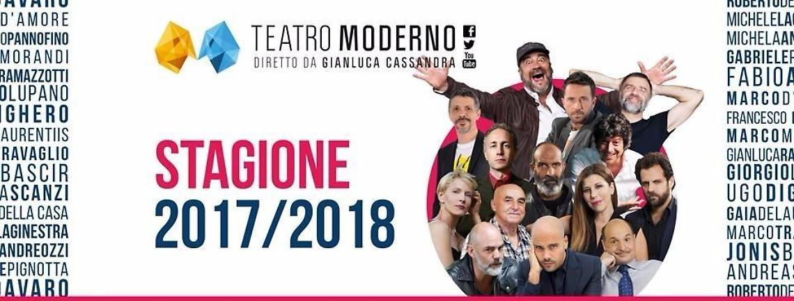 Si apre la stagione del Teatro Moderno, un calendario ricchissimo di grandi appuntamenti