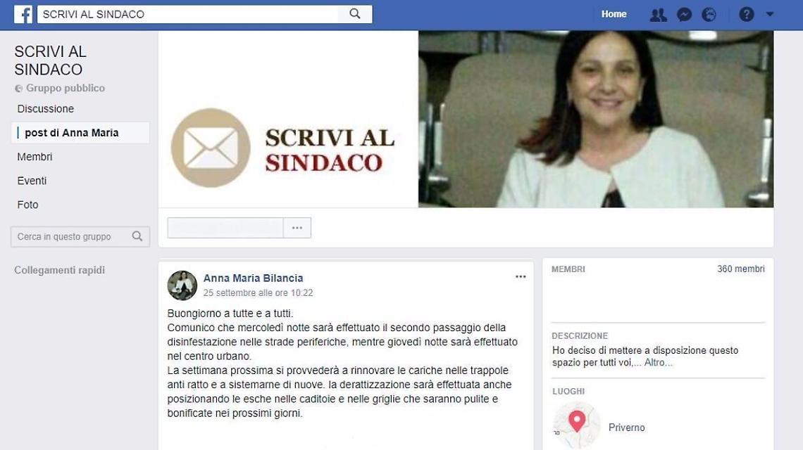La svolta Social del sindaco di Priverno: una pagina per &laquo;ricevere&raquo; i cittadini  su Facebook