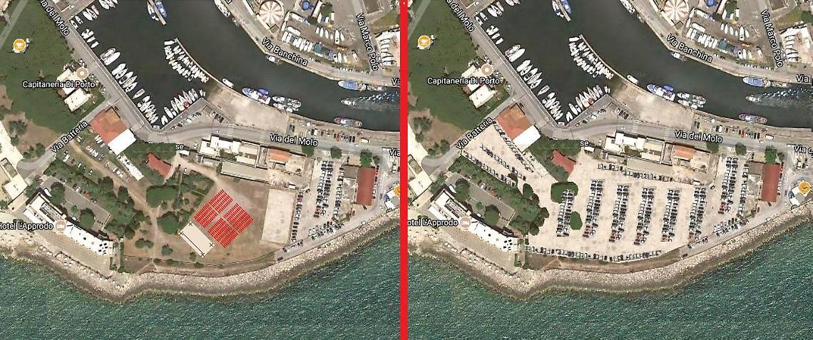 Terracina, sul parcheggio al molo ora si va allo scontro