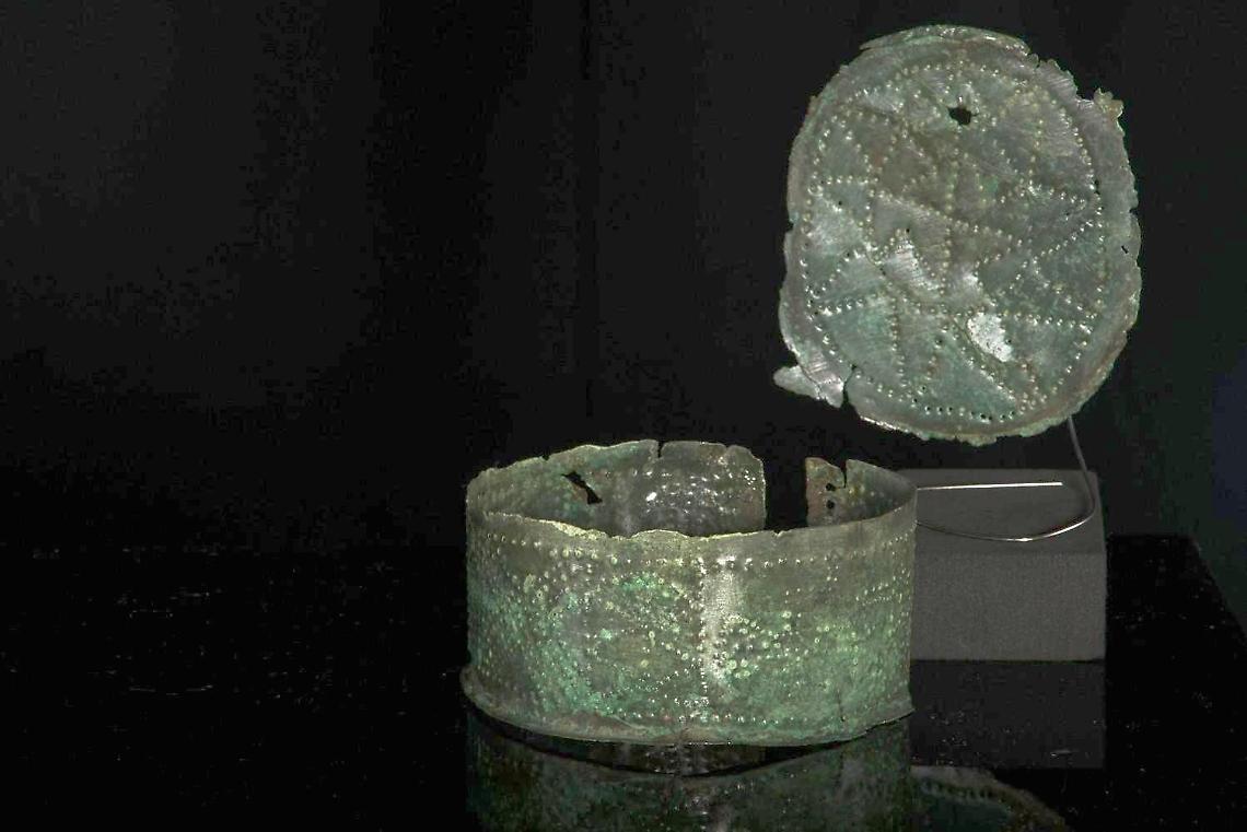 I reperti di Caracupa esposti in una mostra permanente