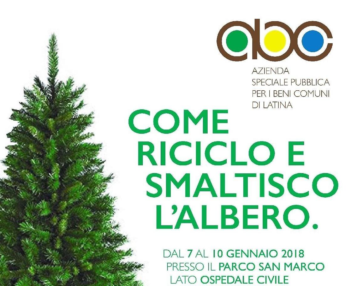 Raccolta differenziata degli alberi di Natale, l'iniziativa di ABC